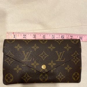 Brown monogram wallet